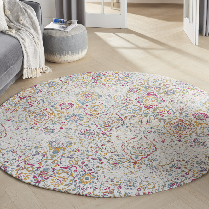 Tapis ivoire Gwenn, Rond 6 pi