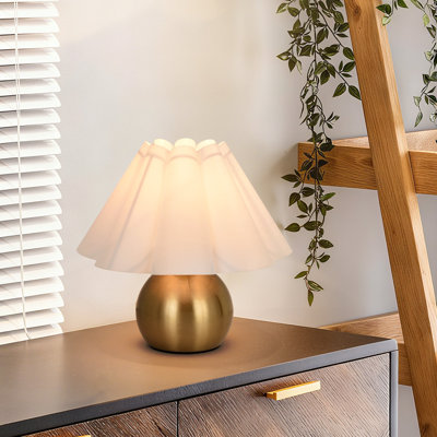 Mini lampe de table 10 "en fer moderne (ensemble de 2)