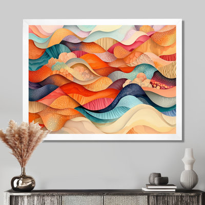 Nylin, «Danse chromatique du Biomorphisme II», art abstrait de vagues modernes