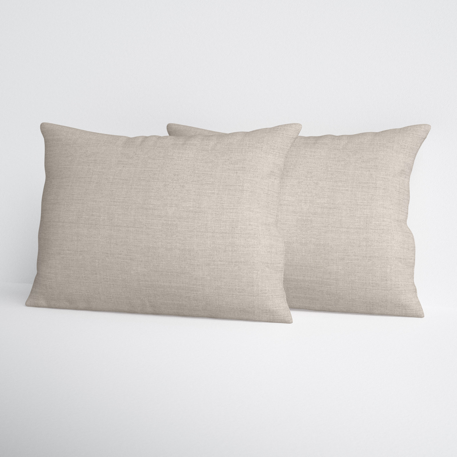 Easton Sunbrella Weather Resistant Lumbar Pillows, 12" x 18", Cast Silver