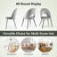 Chaise d'appoint en velours Darwen-94816645
