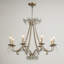 Lustre traditionnel style bougie 6/8 lumières avec détails en cristal Liora -1815356327-1815356326
