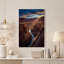 Tableau sur toile représentant une rivière sinueuse traversant le canyon de Red Rock-383240808