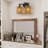 Bacarri Wigston Rattan Dimmable Vanity Light-549909627