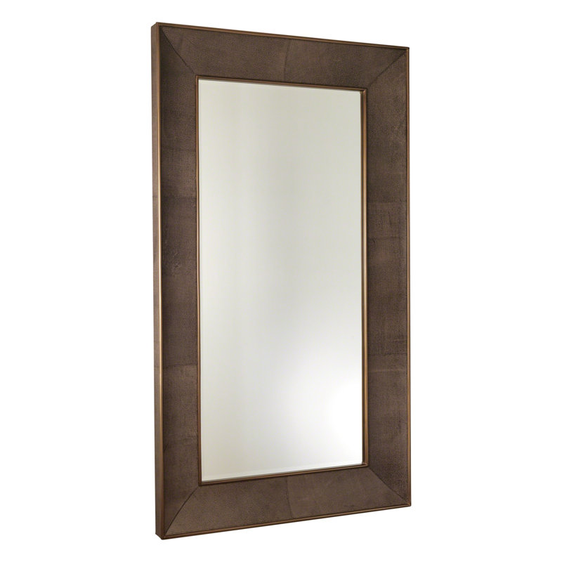 Churchill Floor Mirror, Brown