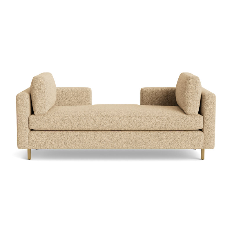 Hunter Bench, Berber - Dune, Brushed Brass
