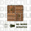 31cm L x 31cm W Solid Wood Interlocking Deck Deck Tile Kit-1325054604
