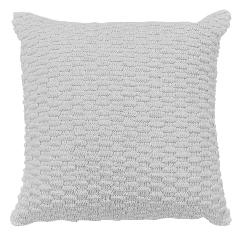 Housse de coussin en coton Oriole, Blanc brillant