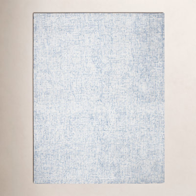 Rowe Handmade Ivory/Blue Rug