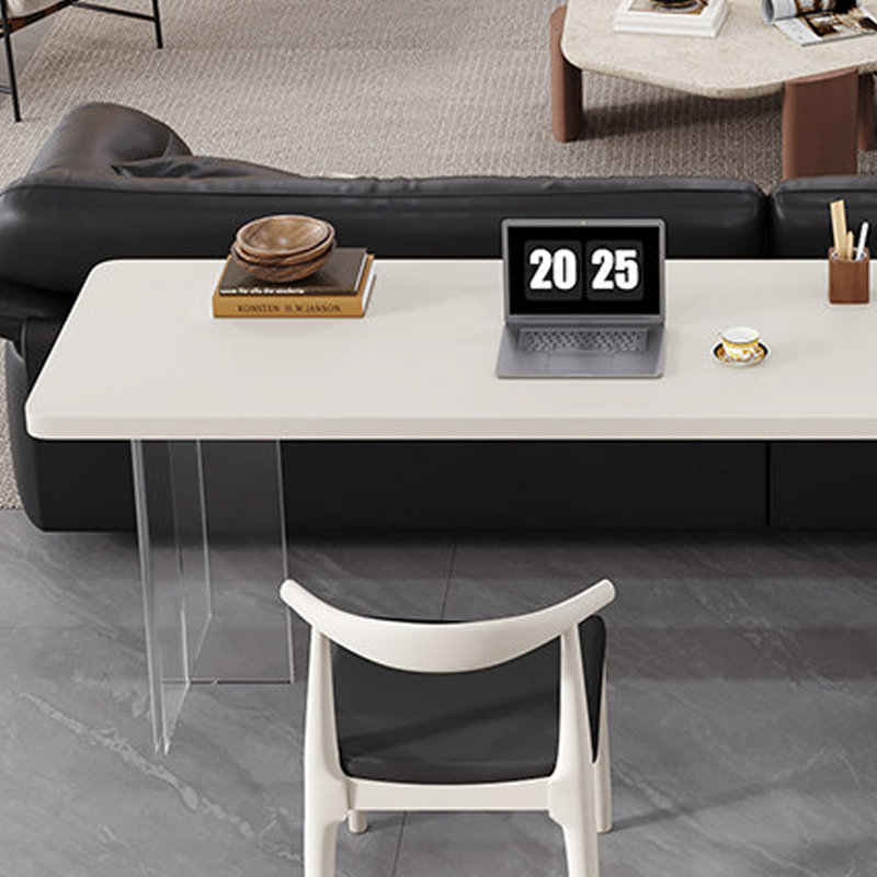 Bureau moderne et créatif en pin et acrylique, H 29,52 po x l 47,24 po x P 23,62 po