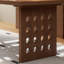 Bureau simple avec surface de travail en bois massif-1725406432