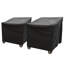 Ensemble de 2 housses de protection pour mobilier d'extérieur (tissu Oxford 210D + revêtement argenté)