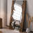 66.93"Vintage Pine-Framed Full-Length Mirror-1236881755