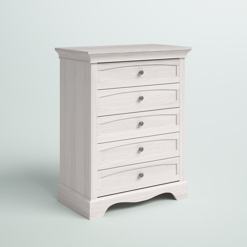 Adalee Kids 5 - Drawer Chest, White