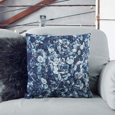 Pebbles on the Beach Cushion with Filling