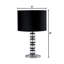 Lampe de table noire 24" avec sortie Marty