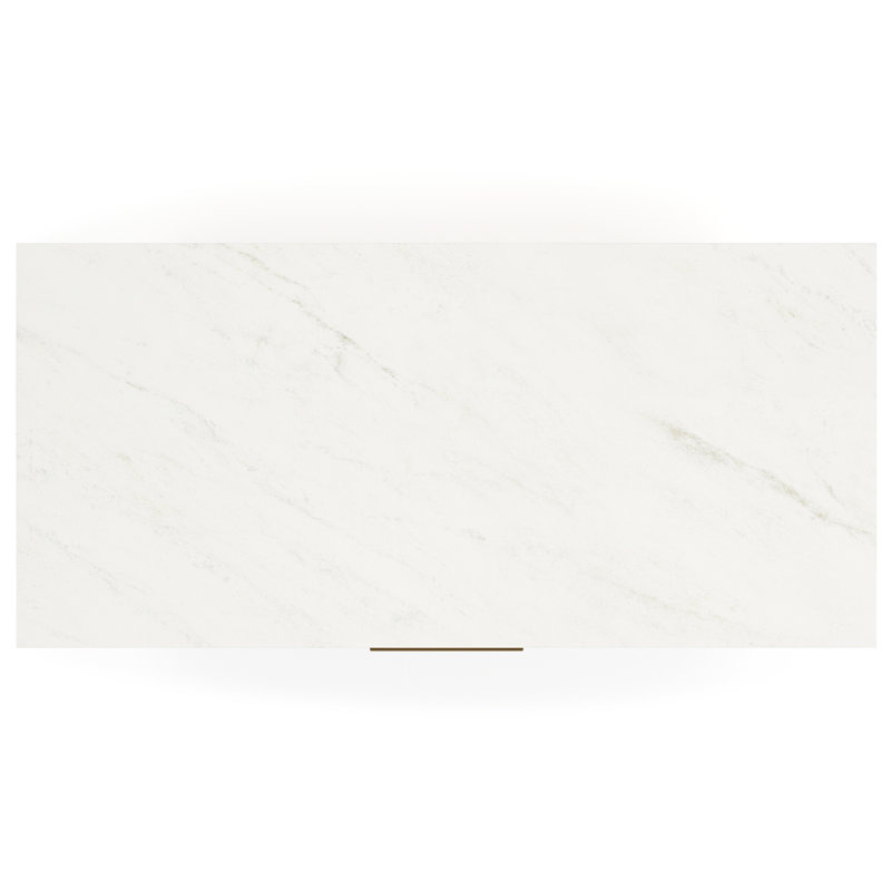 Cadmori Black and White 5-Drawer Transitional Chest