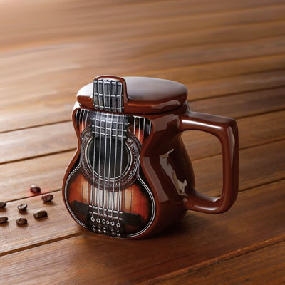 a mug Guitar-shaped Mug