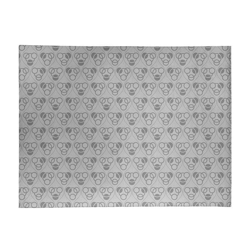 Tapis gris clair/gris foncé/gris foncé, Rectangle 9 pi x 12 pi