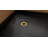 DreamLine SlimLine 30 inch D x 60 inch W x 2 3/4 inch H Single Threshold Black Alcove Shower Base with 2 inch Polished Brass Left Round Drain-118322192-118322200