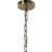 1 - Light Brass Single Pendant-1958704671