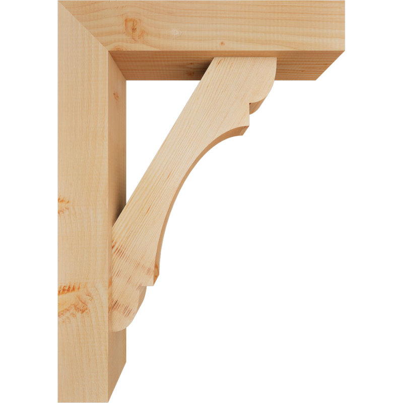 Support de bloc olympique avec entretoise décalée, 28 x 20, Sapin Douglas de l 5 1/2 po (lisse)