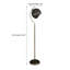 Lampe sur pied tissée noire Lumina