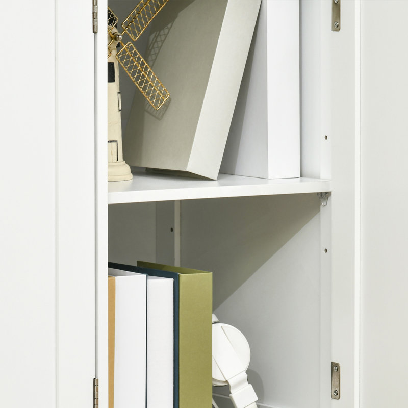 Wynnwood  39.75'' Wide 3 Drawer Sideboard, White/Silver