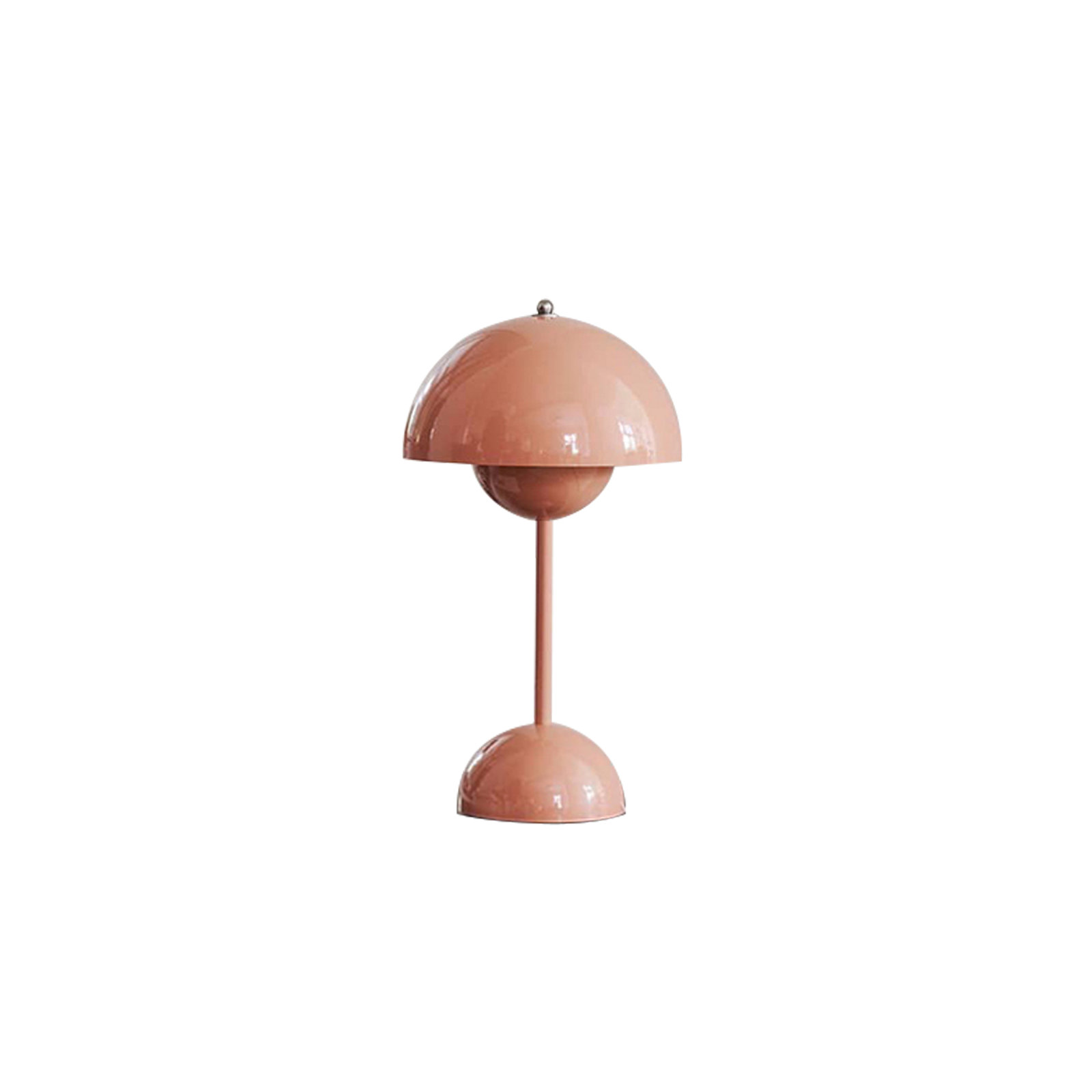 Brunilde Adjustable Metal Table Lamp, Pink, Pink