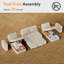 Canapé-lit modulaire multifonctionnel avec chargement USB / Type-C, dossier réglable à 5 positions, assemblage sans outil, tissu en velours côtelé avec housses lavables - Canapé en forme de U-1542907112-1542907115