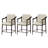 26-inch Medieval Style Bar Stool, Wooden Armrests, Sturdy Thickened Metal Frame, Classic High Stool-1423522307-1423522308