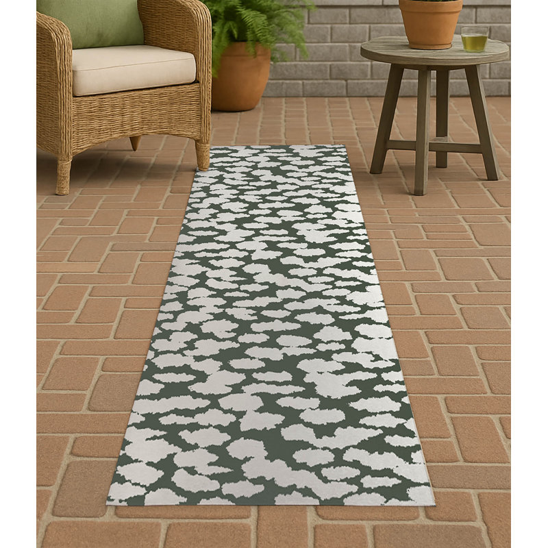 Tapis d'extérieur antidérapant Animal Splat, Tapis de couloir 2 pi 6 po x 8 pi