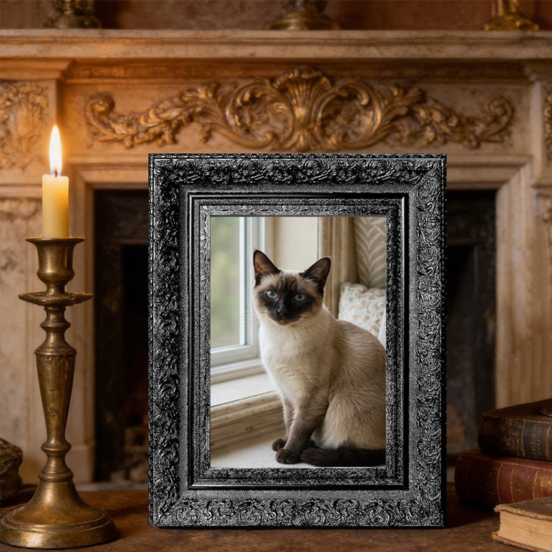 Cadre de table pour décoration de vestibule, Black, 1, 11" W x 14" H