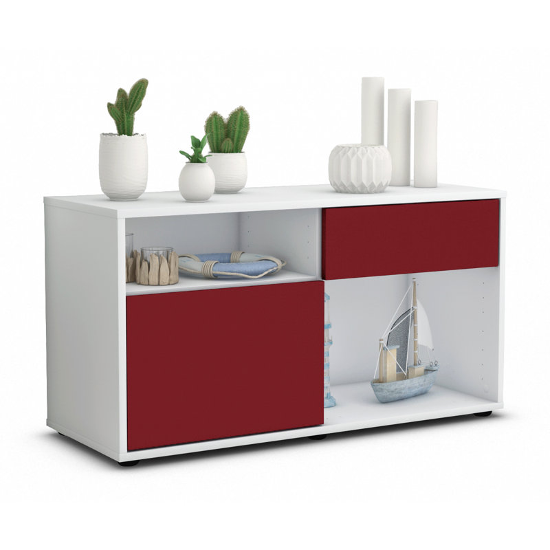 Elmer 1 - Drawer Chest of Drawers, White/Red