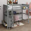 Lit mezzanine simple avec tiroirs Jawanda Kids-987325196