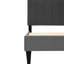 Tête de lit simple gris anthracite, réglable pour un sommeil paisible, tissu en lin brossé, 12 éléments fiables, meilleure structure de chambre à coucher moderne,-910733537