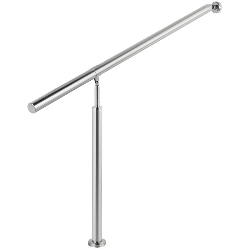 Stainless Steel Handrail, 35.4" H x 59" W x 1.96" D