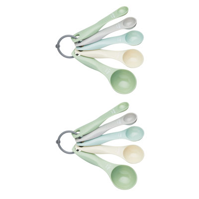 Colourworks 5-Piece Plastic Measuring Spoon Set