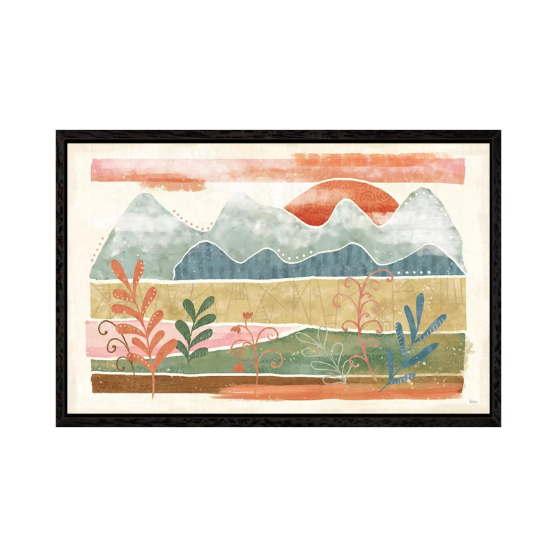 Vista I by Veronique Charron - Print on Canvas, Black Framed, 152.5 cm H x 101.5 cm W