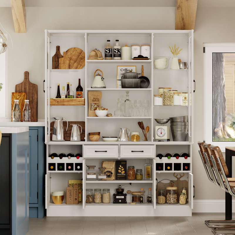 Garde-manger 61,4 "avec porte vitrée