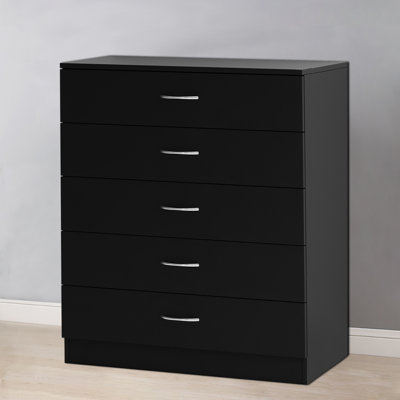 Delogu 75 cm W Chest of 5 Drawers