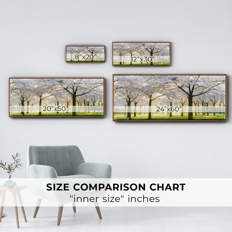 Bridal Trees- Framed Canvas