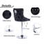 Glazer Swivel Upholstered Adjustable Height Bar Stool-289848698
