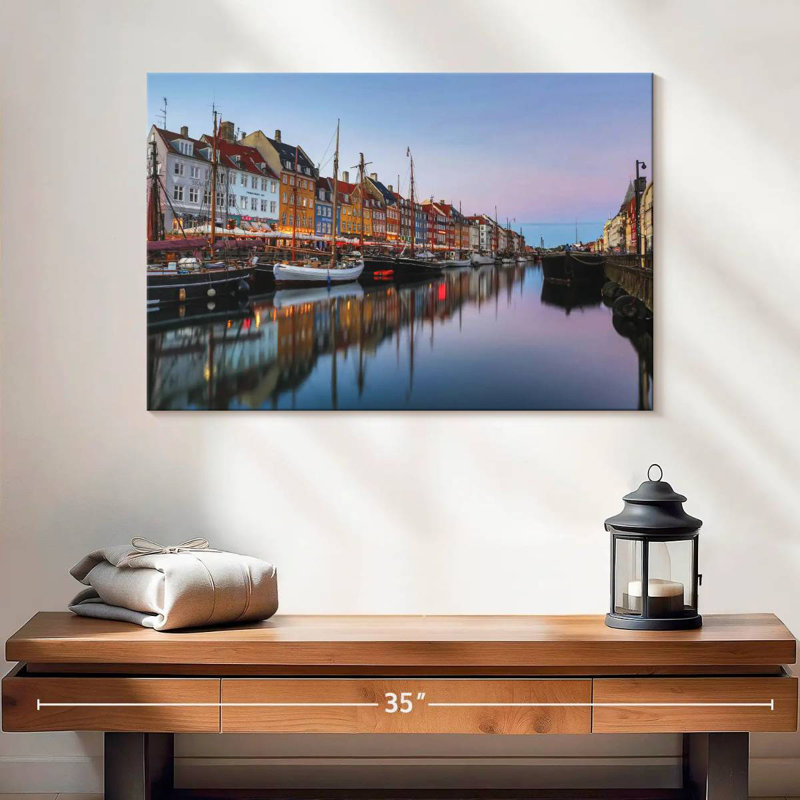 Nouveau port Tergel Nyhavn, H 16 po x l 24 po