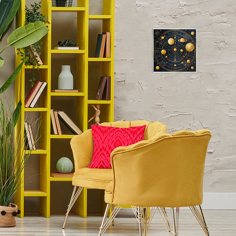 Planète astrale sur plaque murale système solaire, design par Tabz Jones