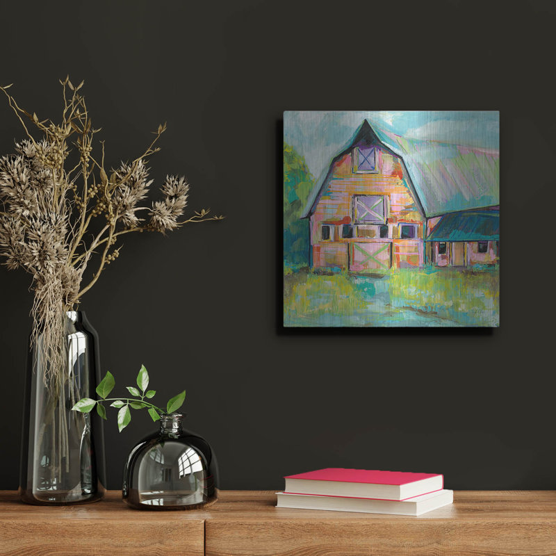 «Going To The Country II» par Jeanette Vertentes, H 12 po x l 12 po