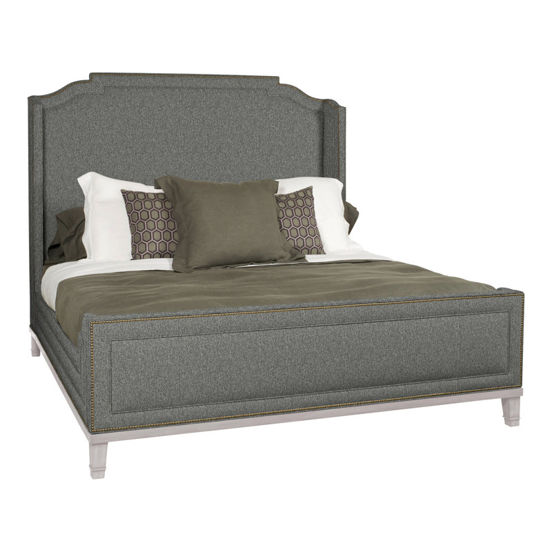 Michael Weiss Pennington King Bed, Ian Pewter, Dove Gray, Yes