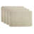 Polyester Solid Colour Rectangle Placemat