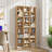 Brenya 8-Tier Thin and Tall Bookshelf with Open Adjustable Shelf-1667552739