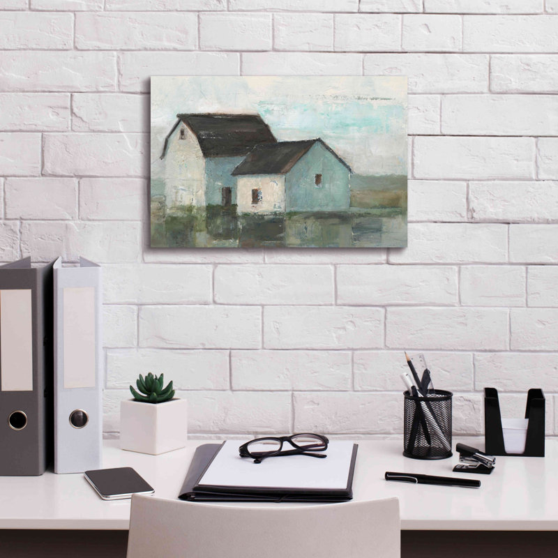 «Imboden Barn At Sunset II on Canvas» par Ethan Harper, reproduction, H 12 po x l 18 po x P 0,75 po